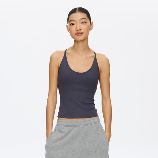 oneup可拆卸胸垫弹力挂脖吊带背心 商品图3