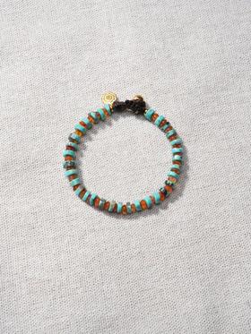 北京仓｜Bohemian Rhapsodie-HELENA-绿松石 红玛瑙 手链［法国设计师］