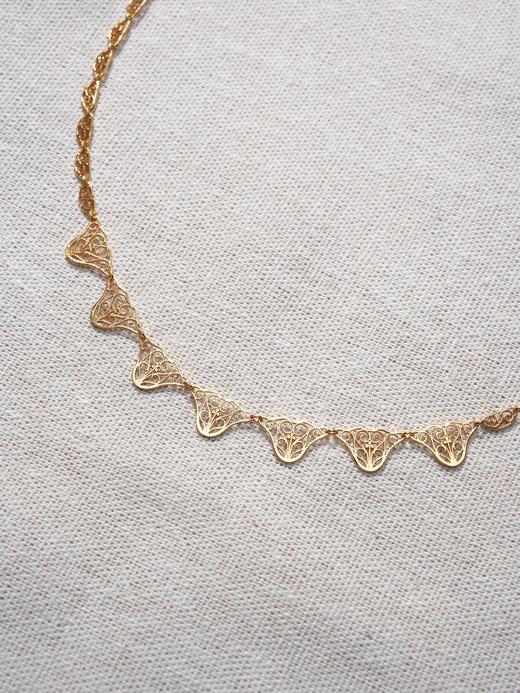北京仓｜Bohemian Rhapsodie-LOUISE-金色 花丝 纤细 项链［法国设计师］ 商品图1