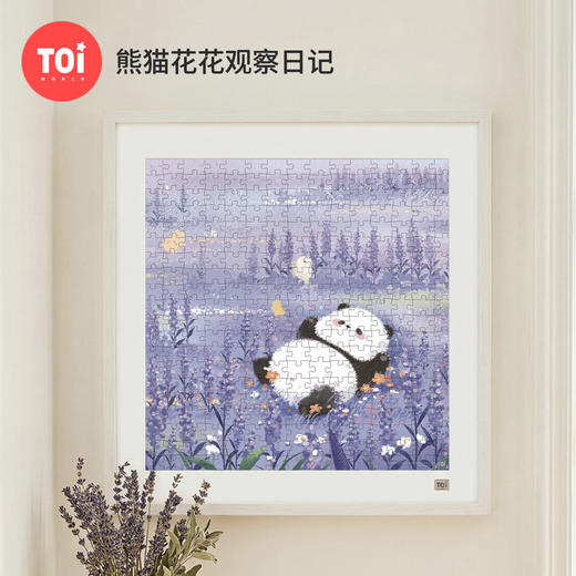 TOi图益-潮玩拼图系列-熊猫花花观察日记Ⅲ-300片-分包款 商品图0