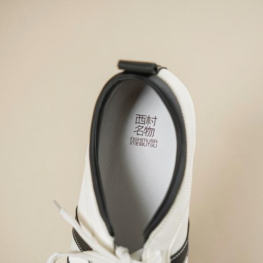 【牛皮革】西村名物2026年春季新款舒适防滑软底系带百搭休闲运动鞋德训鞋T26AM18121 商品图6