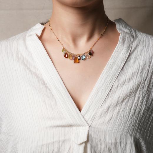 北京仓｜Chan Luu-MELODY-石英 水晶 紫水晶 橄榄石 淡水珍珠 项链［美国设计师］ 商品图0