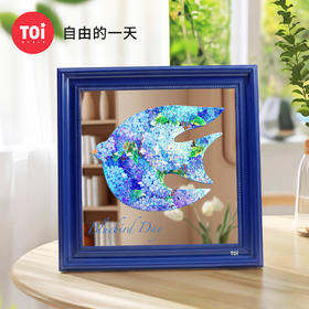 TOi图益-异拼乐-潮玩拼图镜面系列-自由的一天-相框套装