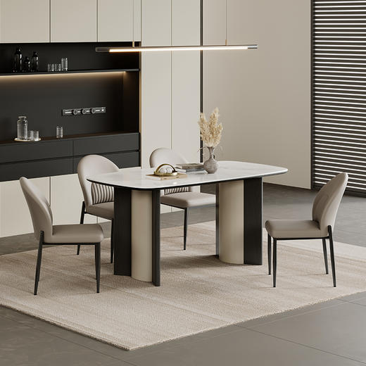 【美居】B2逸享 餐桌 BSTJF3691 卡斯特白 商品图2