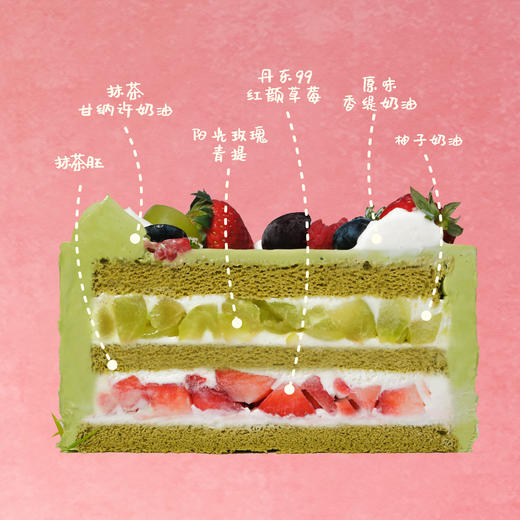 草莓屋【抹茶柚子青提草莓】 商品图1