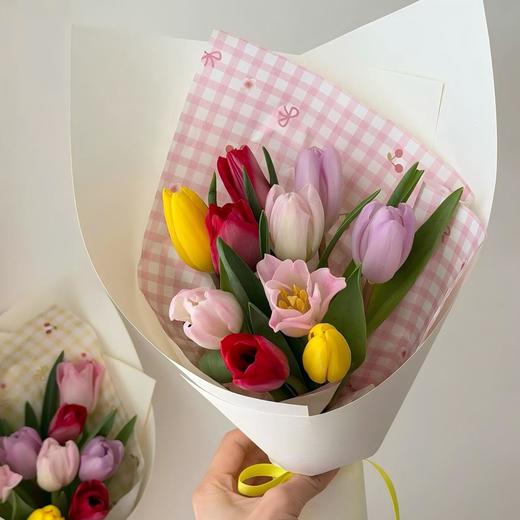 缤纷郁金香小花束（5份起购） 商品图1