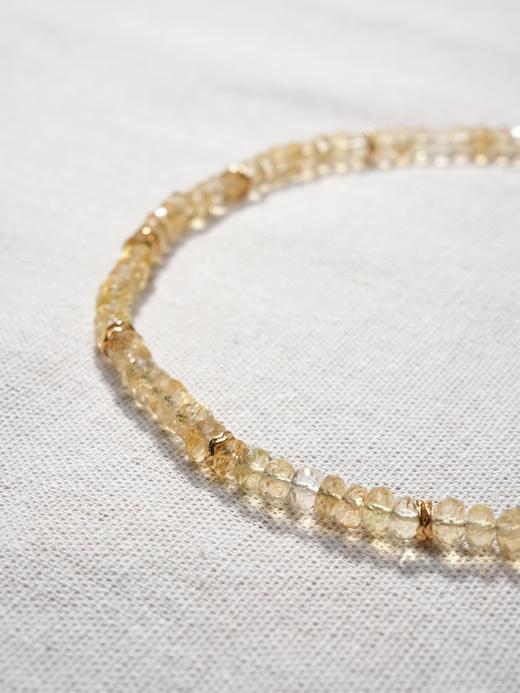 北京仓｜Bohemian Rhapsodie-VANESSA-黄水晶 串珠 项链［法国设计师］ 商品图1