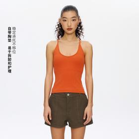 Oneup（新）可拆卸胸垫弹力挂脖吊带背心