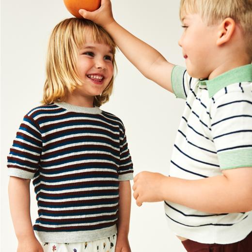 FUB 26SS新品 宝宝儿童春夏有机绵短袖T恤polo衫 商品图2