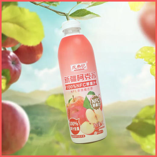 成央记100%NFC阿克苏苹果汁1L 商品图4