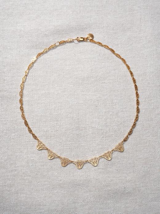 北京仓｜Bohemian Rhapsodie-LOUISE-金色 花丝 纤细 项链［法国设计师］ 商品图0