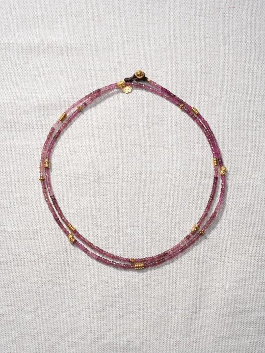 北京仓｜Bohemian Rhapsodie-BAHAMAS-粉色 碧玺 项链［法国设计师］ 商品图0