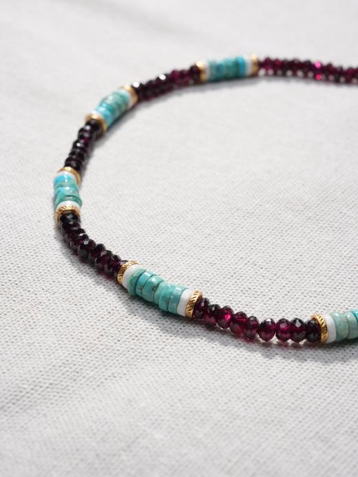 北京仓｜Bohemian Rhapsodie-GIULIETTA-石榴石 绿松石 欧泊 项链［法国设计师］ 商品图1