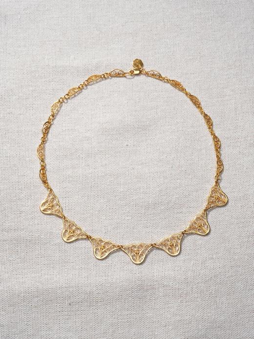 北京仓｜Bohemian Rhapsodie-LOUISE-金色 花丝 项链［法国设计师］ 商品图0