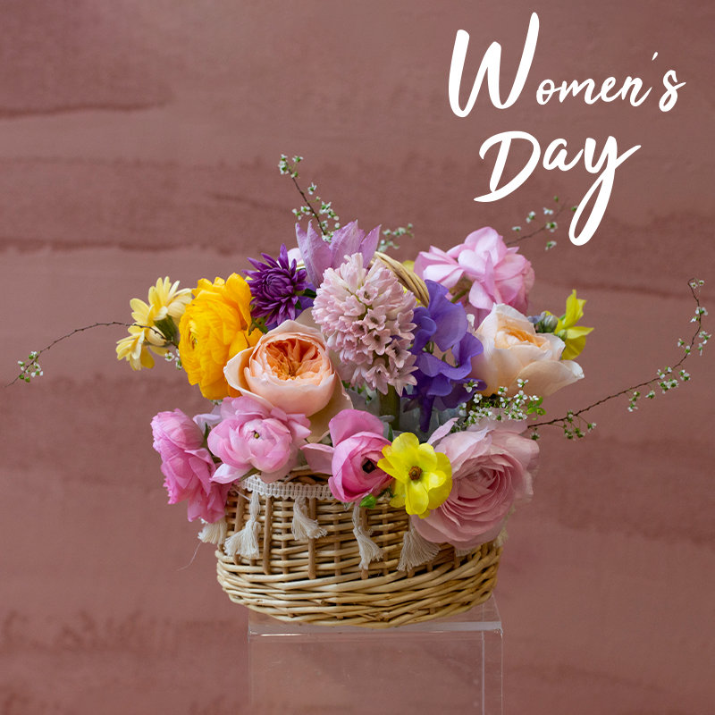  2026致她「如她 · 沐春风」花礼（含1个小花篮）