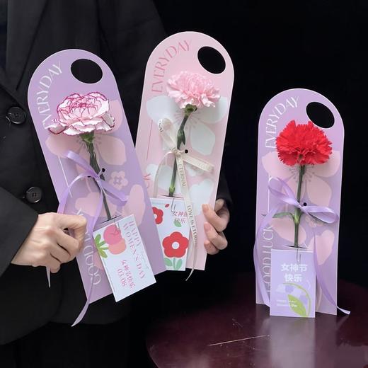 单支花礼（紫罗兰/康乃馨）10份起购 商品图1