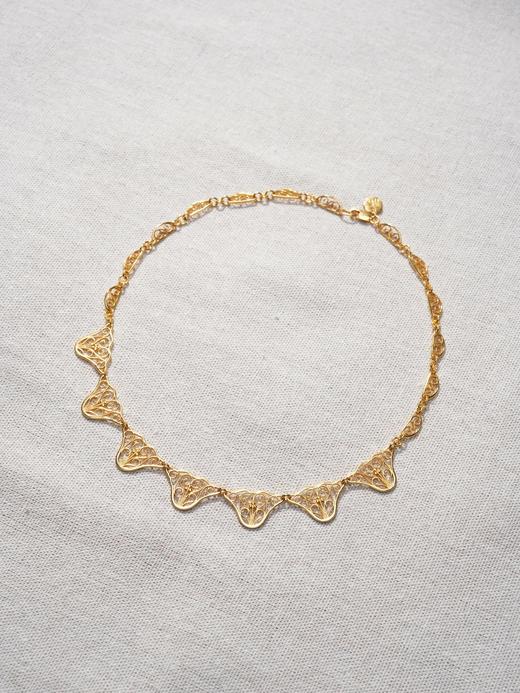 北京仓｜Bohemian Rhapsodie-LOUISE-金色 花丝 项链［法国设计师］ 商品图1