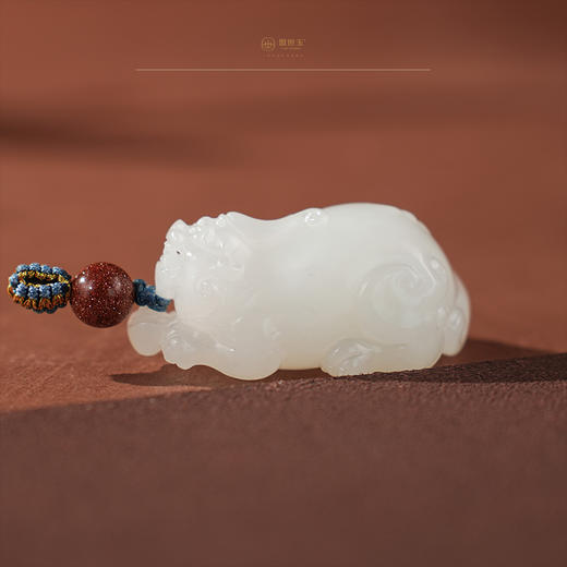 【吉吉】羊脂白玉貔貅挂 商品图1