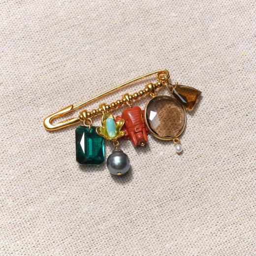 北京仓｜Chan Luu-Elephant-大象 胸针［美国设计师］ 商品图3