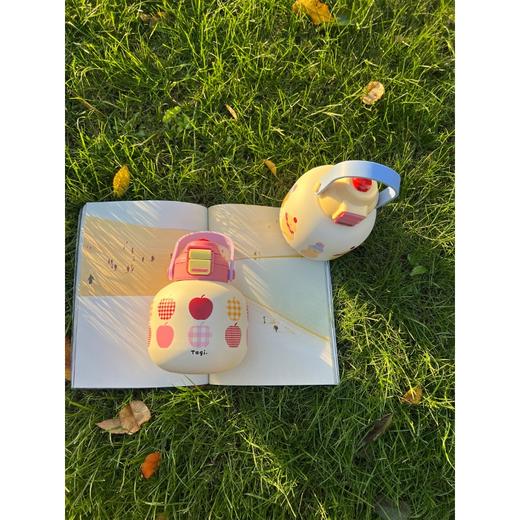 Tagi 胖胖葫芦保温杯 便携手拎大容量保温杯双饮吸管不锈钢水杯 商品图3