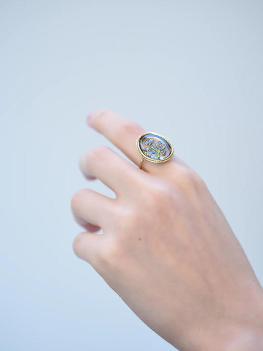 在途4周到｜Monshiro-rose-玫瑰 极光 戒指［日本设计师］ 商品图3