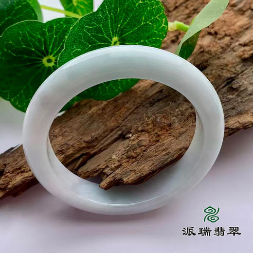 派瑞翡翠 翡翠手镯 糯种 绿色 商品图0