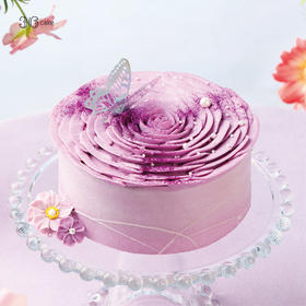 盛放春光 ‧ 开心红颜芋泥奶油蛋糕