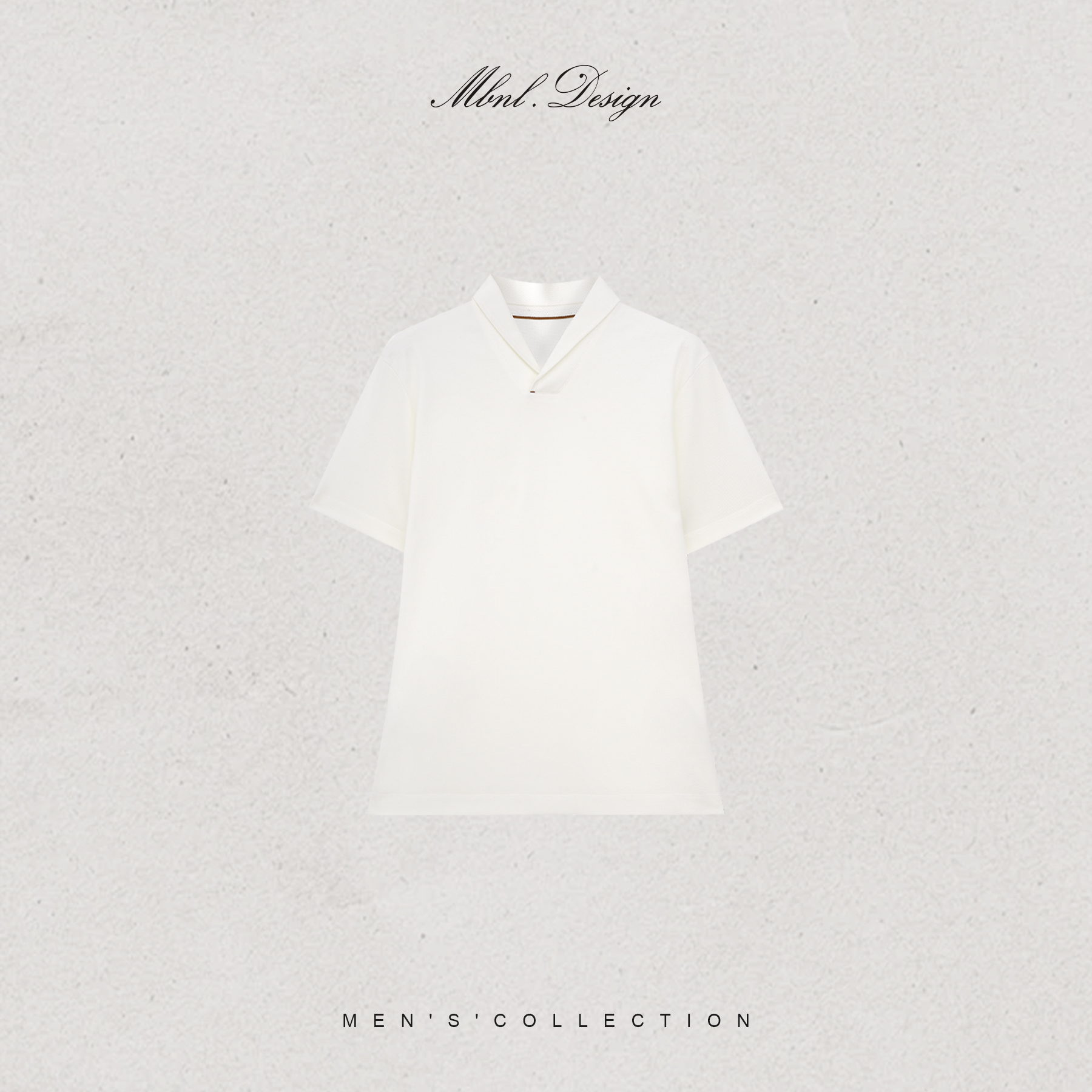 男装「青果Collar」羊毛棉定纺细腻绒感T恤LL-LSY0200 O2商品图1