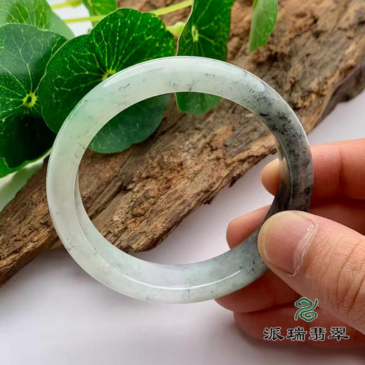 派瑞翡翠 翡翠手镯 糯种 绿色 商品图3