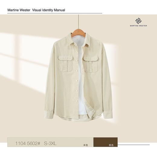 MartineWester 男式天丝棉灯芯绒衬衣11045602 商品图1