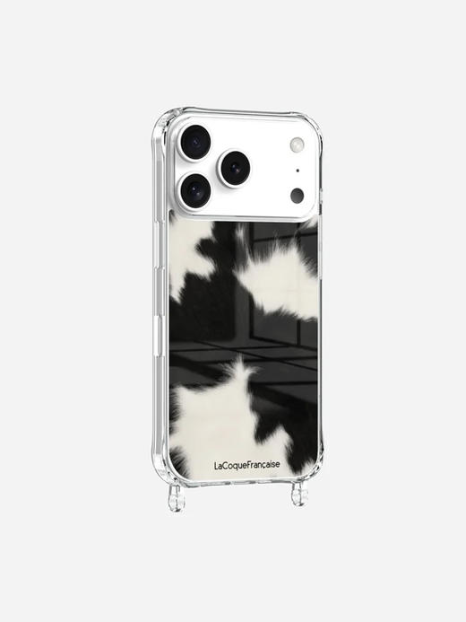 订购14周到｜La Coque Française-Vache-黑白纹 手机壳［法国设计师］ 商品图0