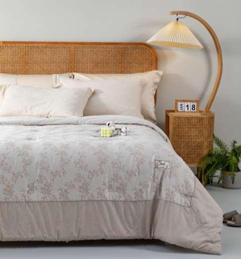 【远梦】自然棉麻水洗四季被 商品图0