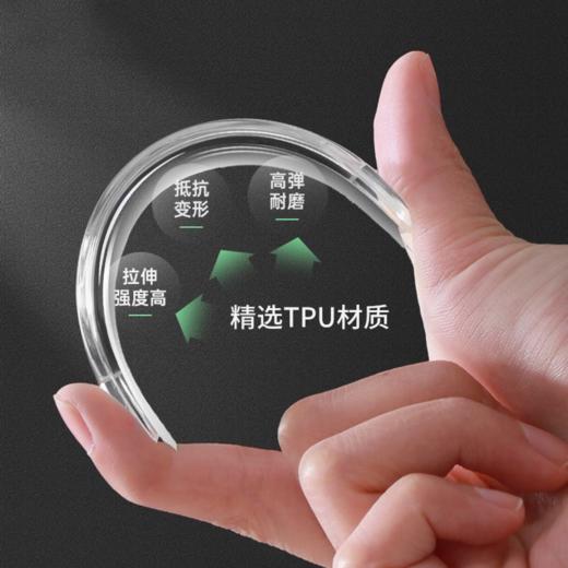 倍思 气囊缓冲防撞条（四条装）透明 适用汽车车门防撞条 车身门把手后视镜 商品图4