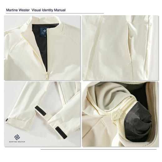 MartineWester男款舒乐特面料Octa保温网眼里寸立领外套11075361 商品图6