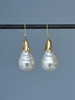 在途4周到｜Monshiro-big drop pearl-大颗珍珠 吊坠 耳环［日本设计师］ 商品缩略图1