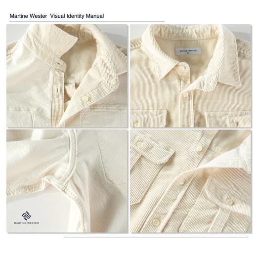 MartineWester 男式天丝棉灯芯绒衬衣11045602 商品图6
