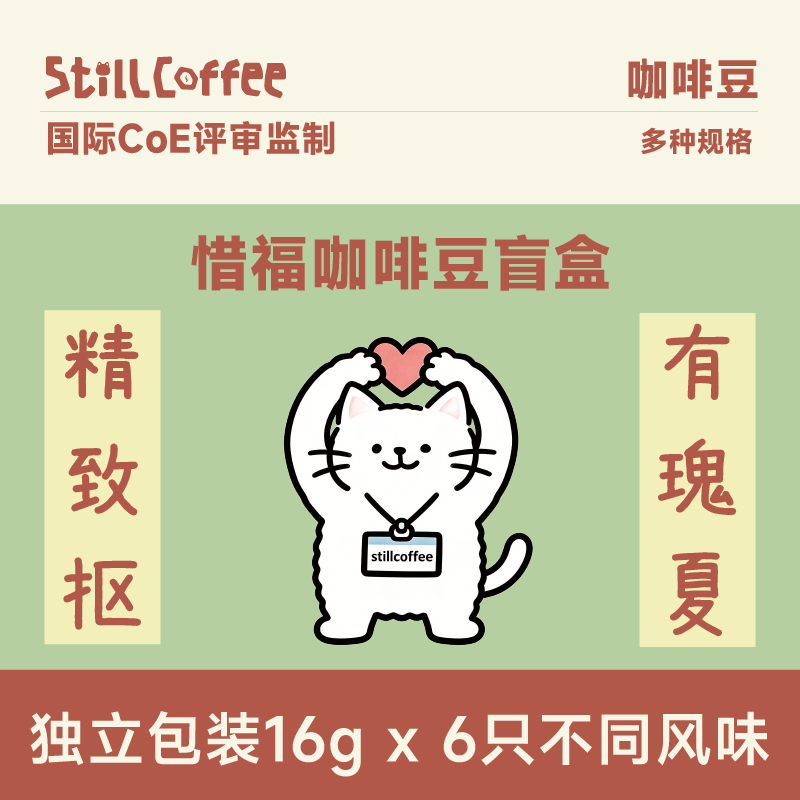 咖啡豆盲盒｜6种风味