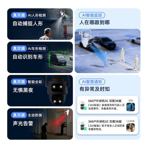 【超值】户外球机5C双摄3K 双频WiFi版 商品图3