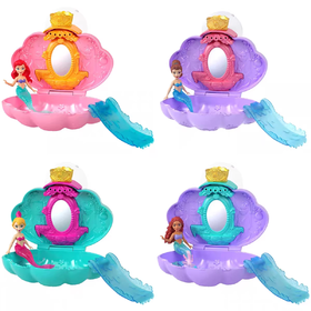 美太 迪士尼公主迷你娃娃浴室时光玩具MATCJBL34