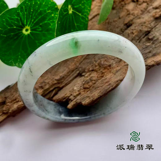 派瑞翡翠 翡翠手镯 糯种 绿色 商品图0