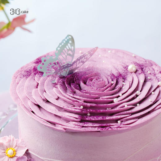 盛放春光 ‧ 开心红颜芋泥奶油蛋糕 商品图1