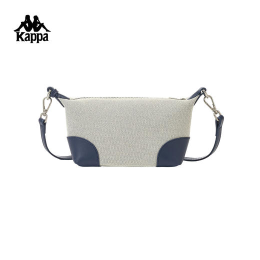 Kappa 卡帕背靠背休闲简约风拼接单肩斜挎包男女通用运动小包K0G48BD18 商品图1