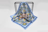 【多样屋专柜】兰之魅  BLUE CHARM艺术金方巾 100%优质桑蚕丝70*70cm 商品缩略图10
