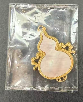 螺钿双面葫芦挂坠