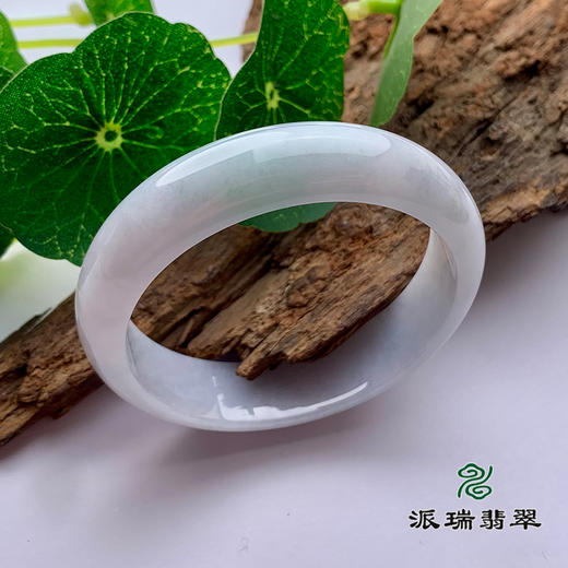 派瑞翡翠 翡翠手镯 糯种 绿色 商品图0