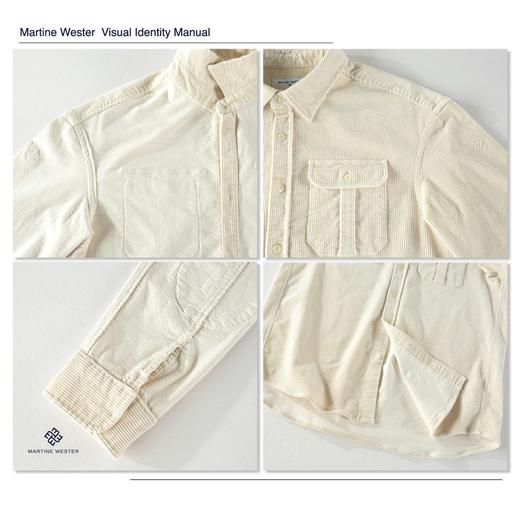 MartineWester 男式天丝棉灯芯绒衬衣11045602 商品图5