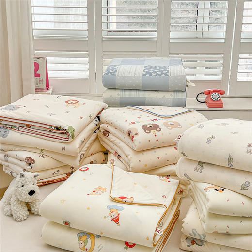 【限时秒杀】自然醒儿童A类针织棉大豆夏凉被子空调被卡通薄款单双人春夏YBY（不参与优惠券） 商品图13