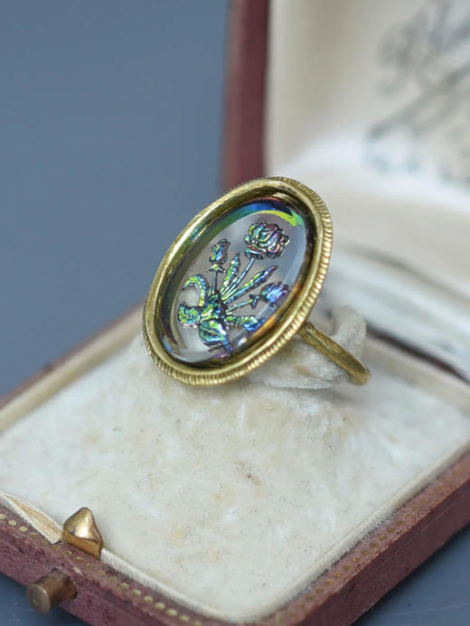 在途4周到｜Monshiro-rose-玫瑰 极光 戒指［日本设计师］ 商品图1