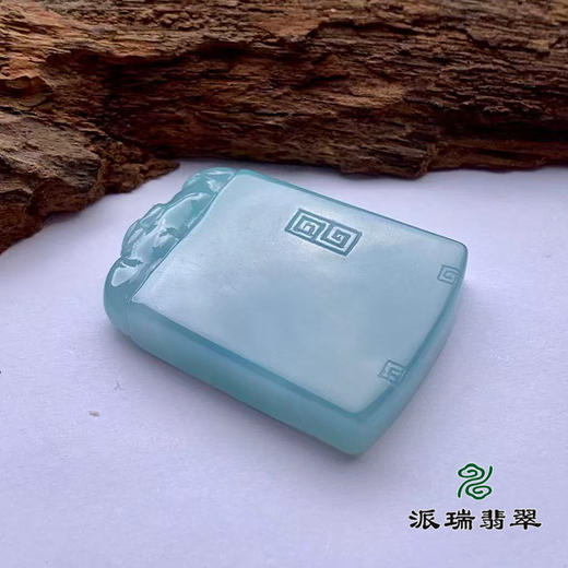 派瑞翡翠 翡翠龙牌 糯种 油青 商品图2