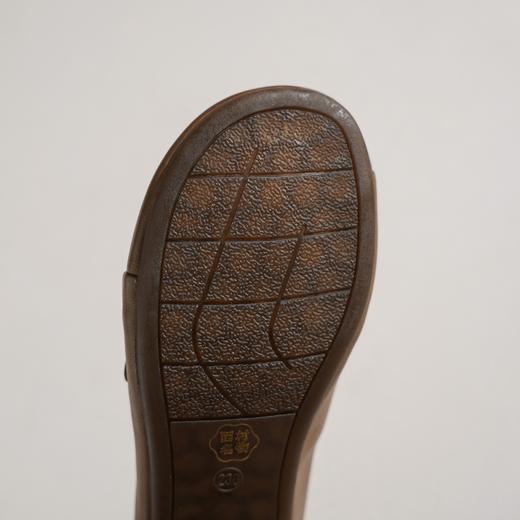 【牛皮革】西村名物2026年春季新款舒适低跟纯色软面浅口单鞋妈妈鞋X26AE18001 商品图10